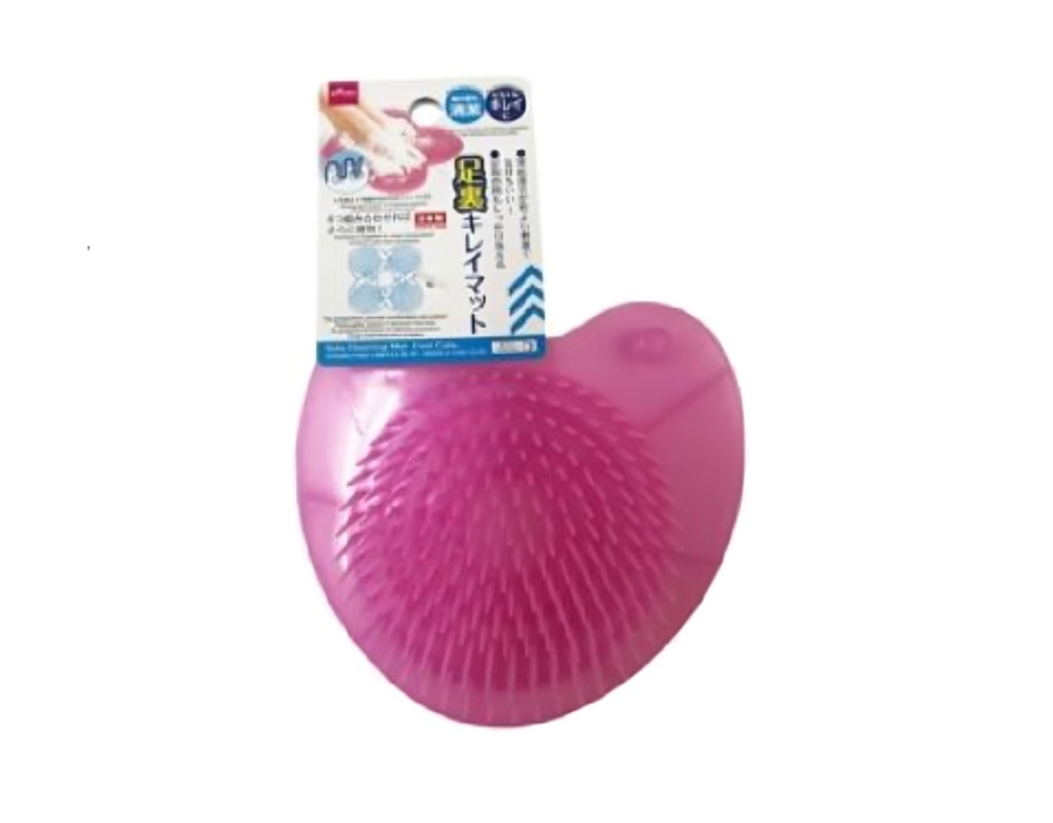 Daiso Sole Cleaning Mat Foot Cute Pink | myaeon2go