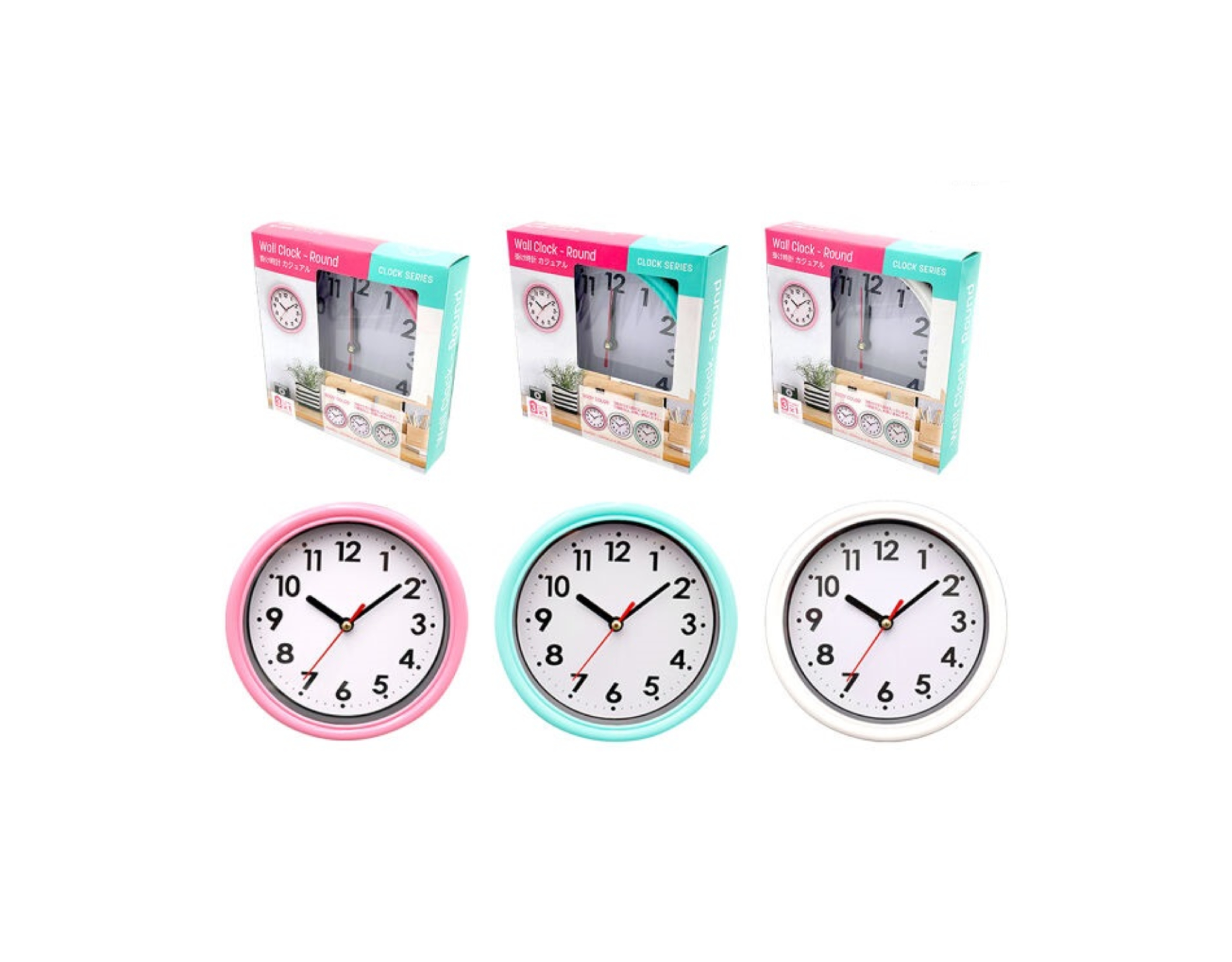 Daiso [SELECTED RANDOMLY] Wall Clock | myaeon2go