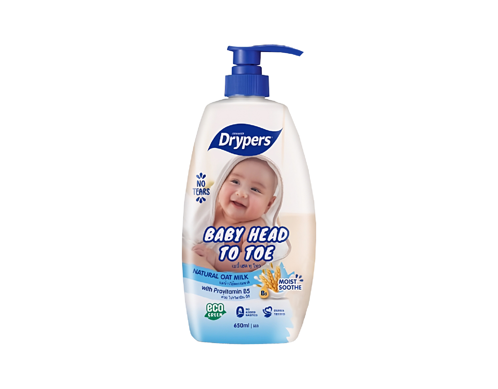 Drypers Baby Head To Toe Oat