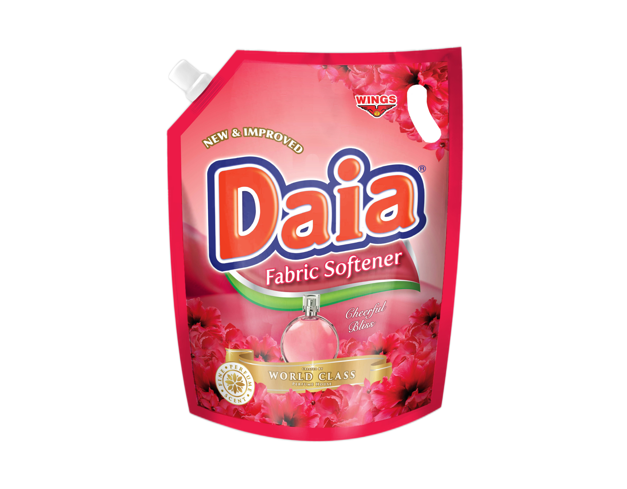 Daia Fabric Softener Cheerful Bliss, 1.6L